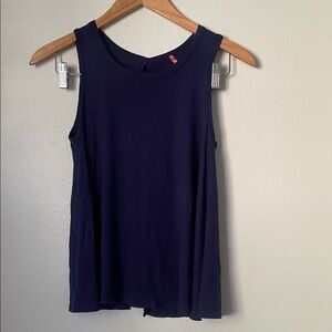 Dina Women's Navy Sleeveless Tank Top - Unbranded